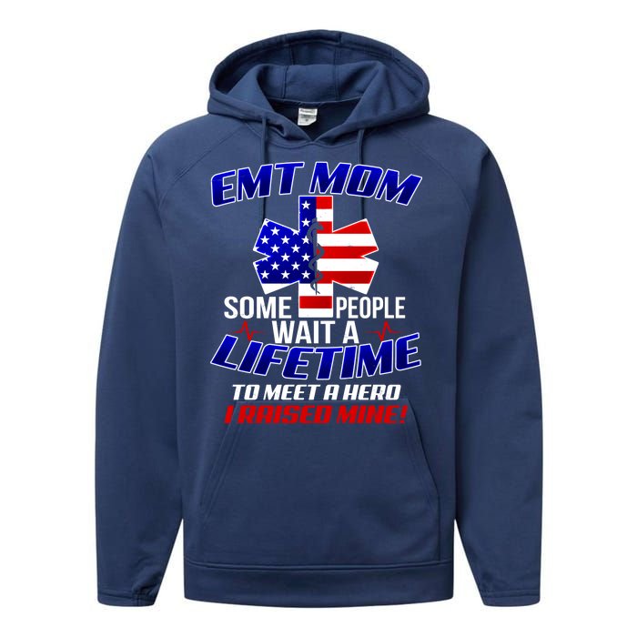 EMT Mom Performance Fleece Hoodie