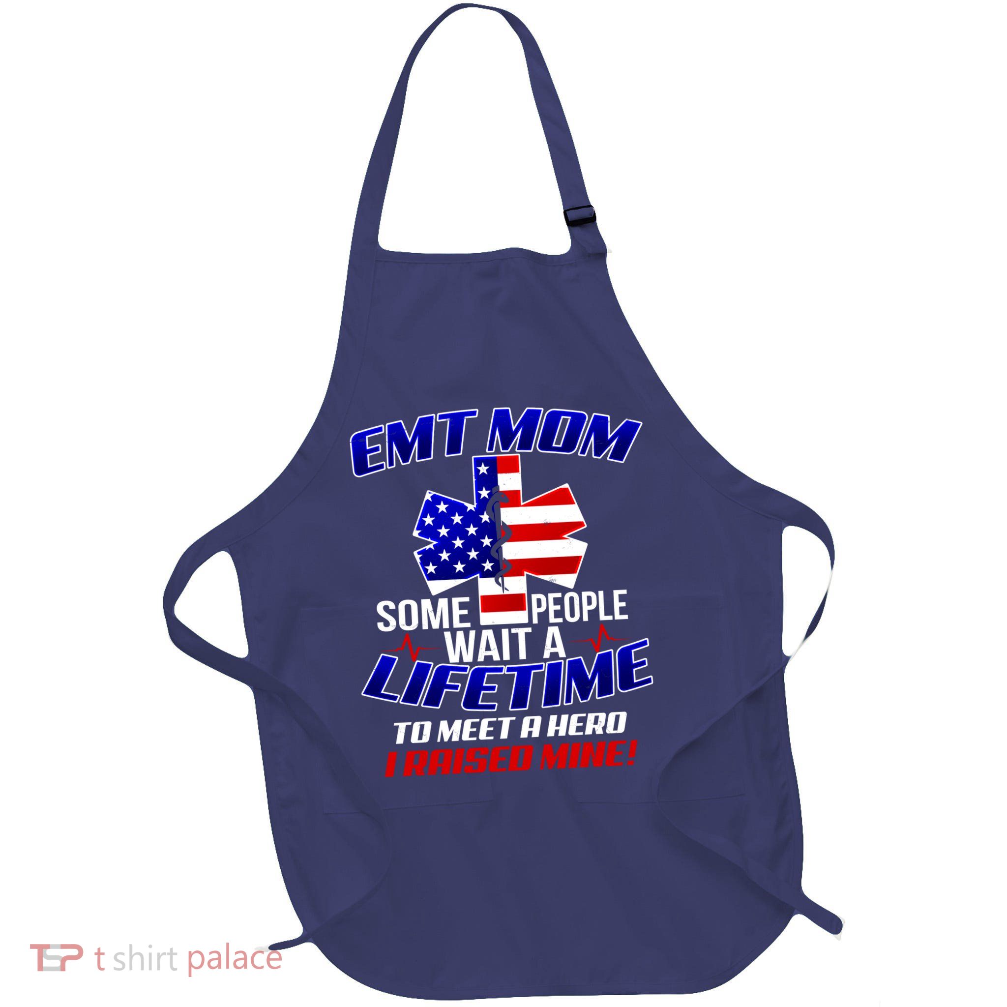 EMT Mom Full-Length Apron With Pockets