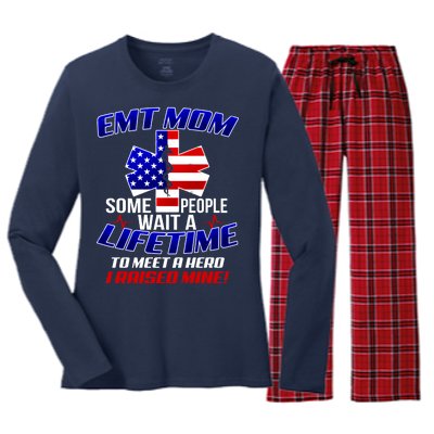 EMT Mom Women's Long Sleeve Flannel Pajama Set 