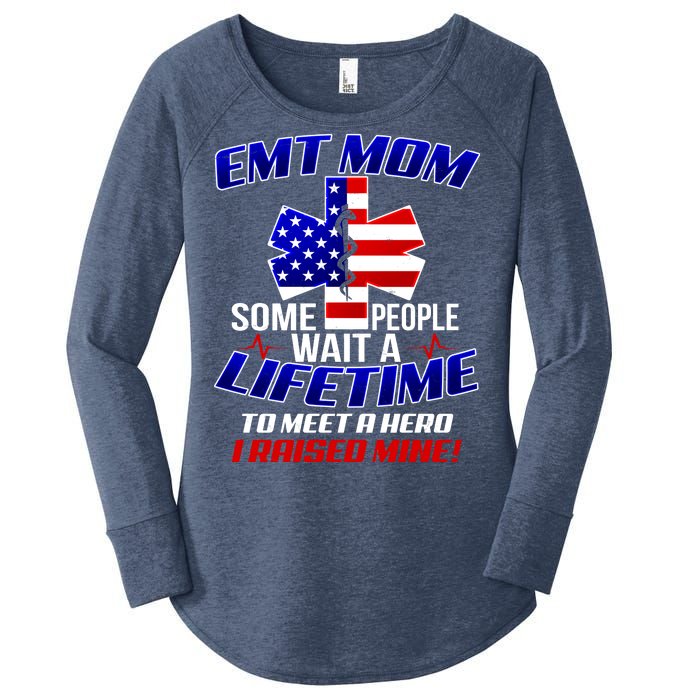 EMT Mom Women's Perfect Tri Tunic Long Sleeve Shirt