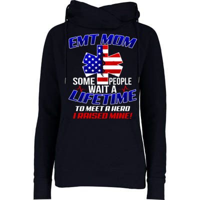 EMT Mom Womens Funnel Neck Pullover Hood