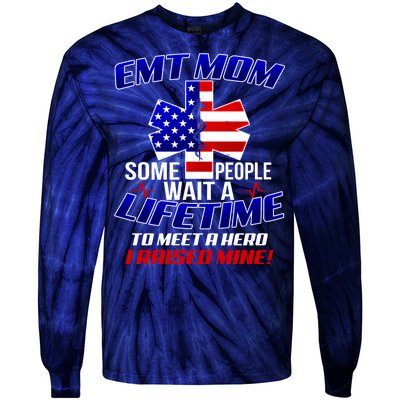 EMT Mom Tie-Dye Long Sleeve Shirt