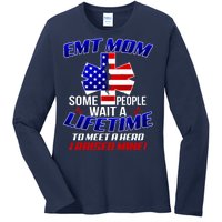 EMT Mom Ladies Long Sleeve Shirt