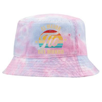 El Mejor TíO Del Mundo Vintage Retro Tie-Dyed Bucket Hat