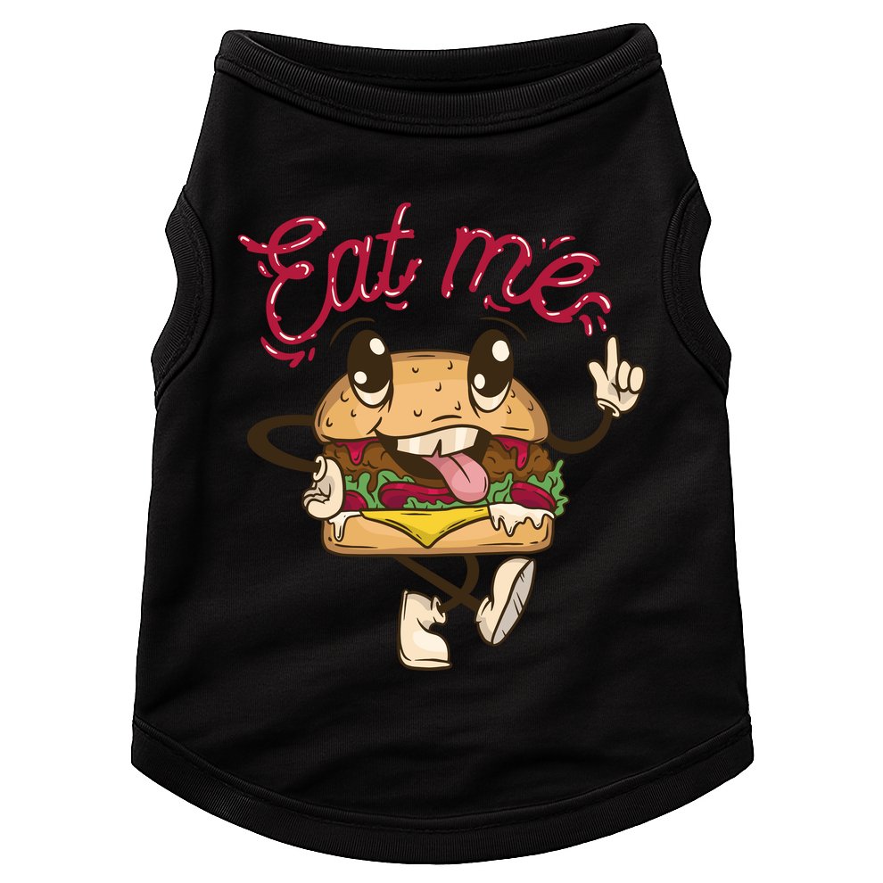 Eat Me Tasty Burger Doggie Tank