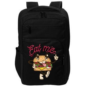 Eat Me Tasty Burger Impact Tech Backpack