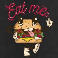 Eat Me Tasty Burger Adult Drive Performance Visor
