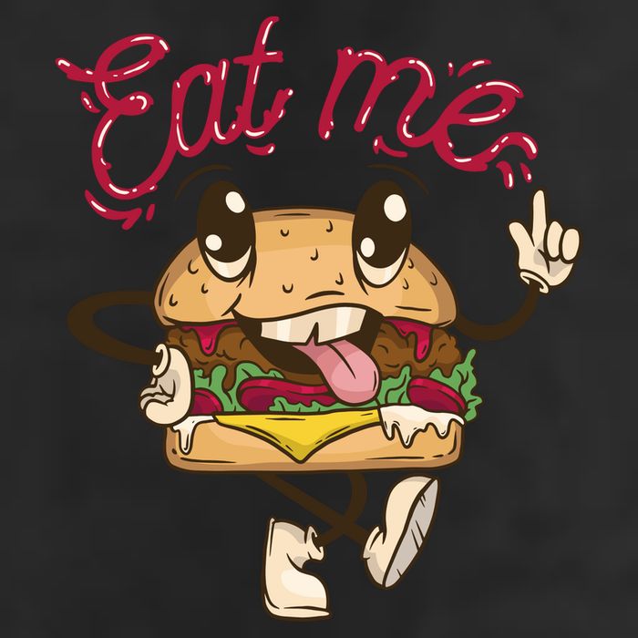 Eat Me Tasty Burger Adult Drive Performance Visor