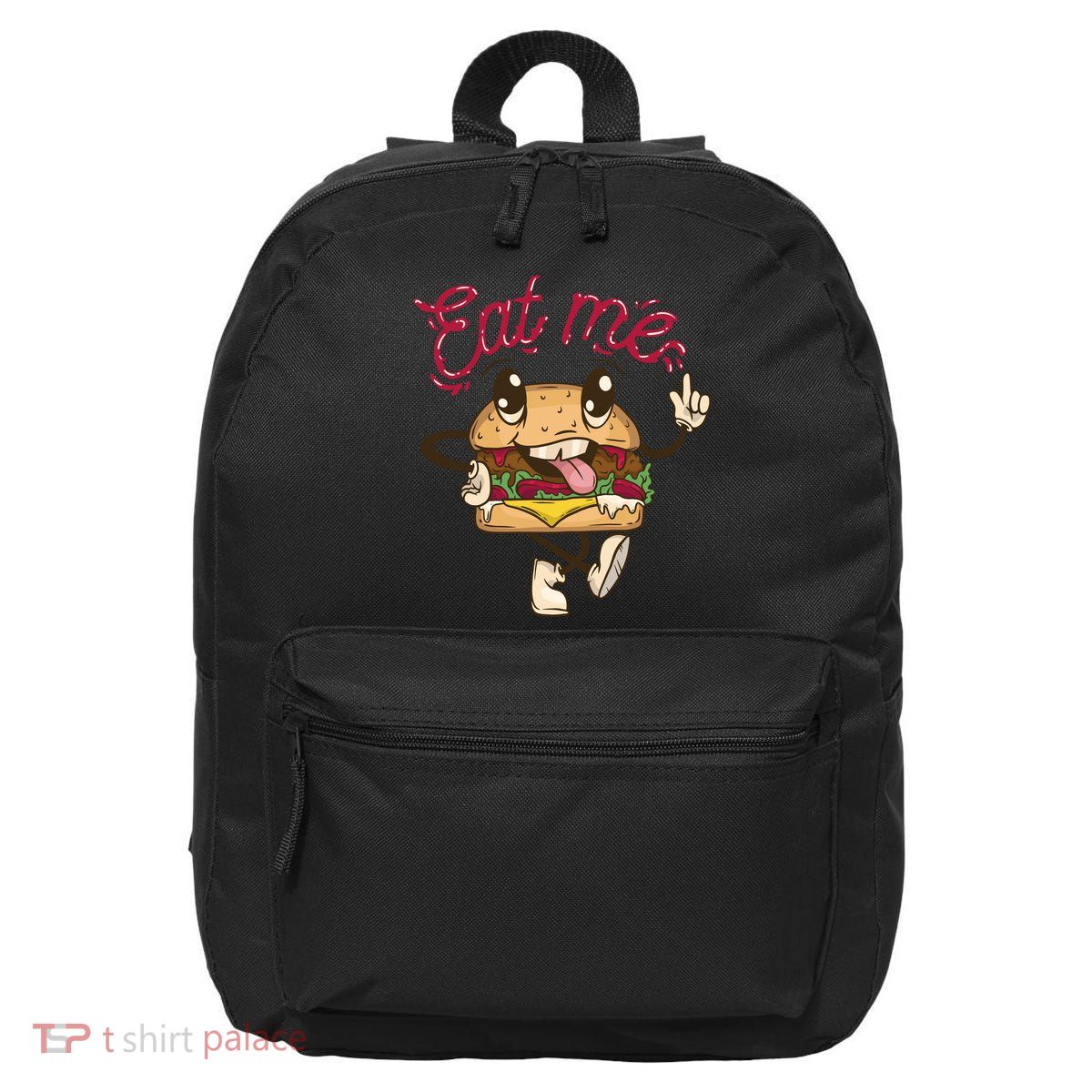 Eat Me Tasty Burger 16 in Basic Backpack