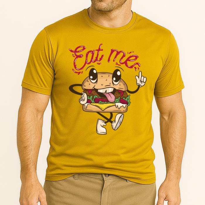 Eat Me Tasty Burger Cooling Performance Crew T-Shirt