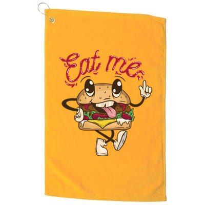 Eat Me Tasty Burger Platinum Collection Golf Towel