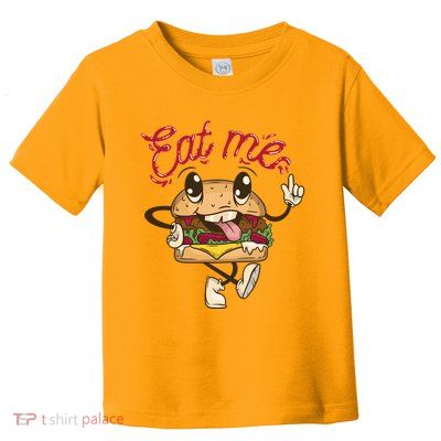 Eat Me Tasty Burger Toddler T-Shirt