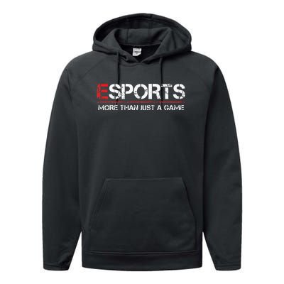 ESPORTS More Than Just A Game Performance Fleece Hoodie