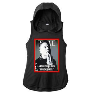 Elon Musk The Time A Revolution Is Born Go Fuck Yourself Ladies PosiCharge Tri-Blend Wicking Draft Hoodie Tank