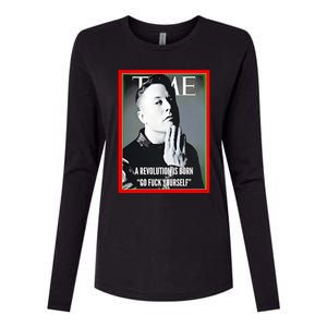 Elon Musk The Time A Revolution Is Born Go Fuck Yourself Womens Cotton Relaxed Long Sleeve T-Shirt