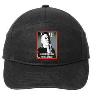 Elon Musk The Time A Revolution Is Born Go Fuck Yourself 7-Panel Snapback Hat