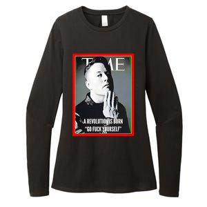 Elon Musk The Time A Revolution Is Born Go Fuck Yourself Womens CVC Long Sleeve Shirt