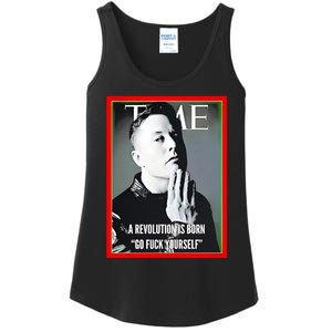 Elon Musk The Time A Revolution Is Born Go Fuck Yourself Ladies Essential Tank