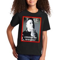 Elon Musk The Time A Revolution Is Born Go Fuck Yourself Kids T-Shirt
