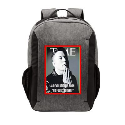 Elon Musk The Time A Revolution Is Born Go Fuck Yourself Vector Backpack