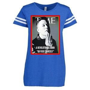 Elon Musk The Time A Revolution Is Born Go Fuck Yourself Enza Ladies Jersey Football T-Shirt