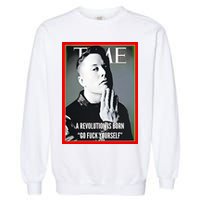 Elon Musk The Time A Revolution Is Born Go Fuck Yourself Garment-Dyed Sweatshirt
