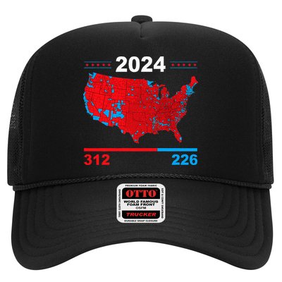 Electoral Map Trump 312 Red 2024 Election Results Map 2024 Trucker Hat