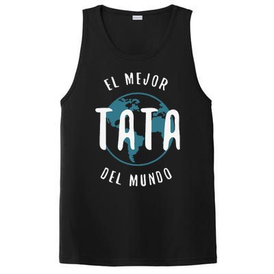 El Mejor Tata Del Mundo Fathers Day Love Proud Papa PosiCharge Competitor Tank