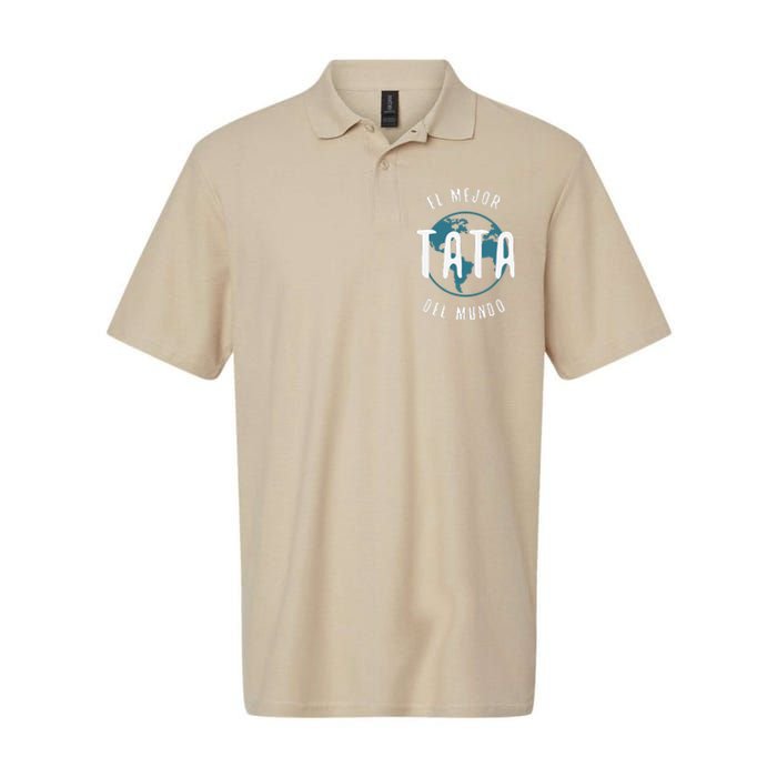 El Mejor Tata Del Mundo Fathers Day Love Proud Papa Softstyle Adult Sport Polo