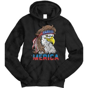 Eagle Mullet Tee 4th Of July USA American Flag Eagle Merica Tie Dye Hoodie