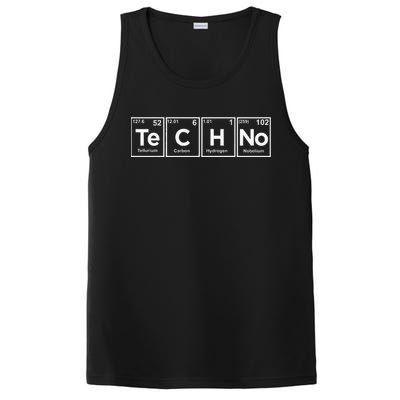 Edm Music Techno Festival Clothing Electronic Chemical PosiCharge Competitor Tank