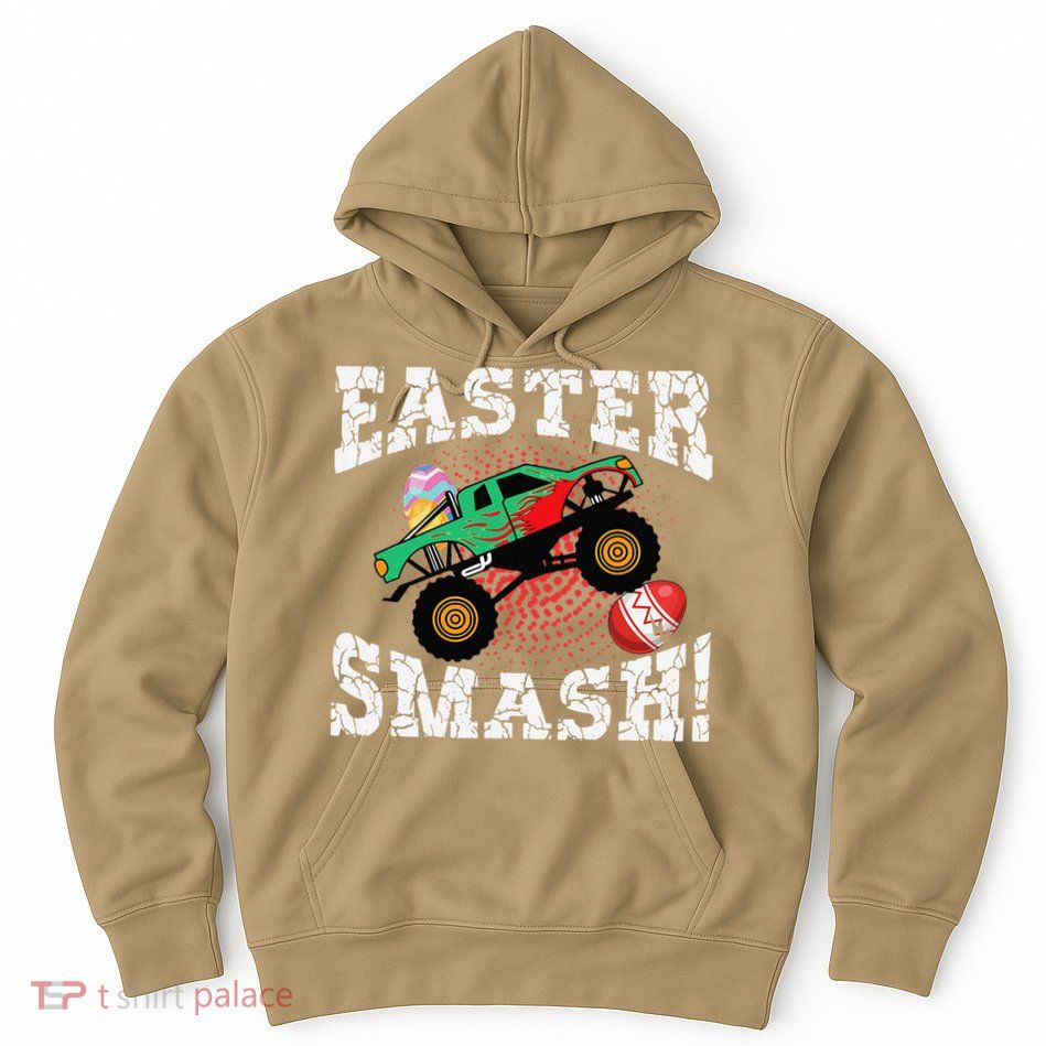 Easter Monster Truck Easter Smash Women Hoodie