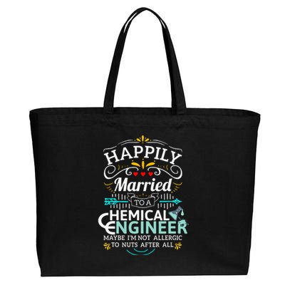 Engineering Married To An Chemical Engineer Cotton Canvas Jumbo Tote