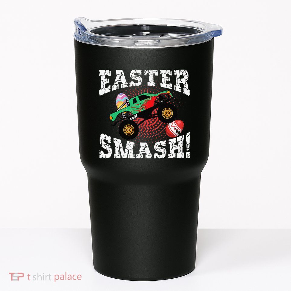 Easter Monster Truck Easter Smash Women Tumbler