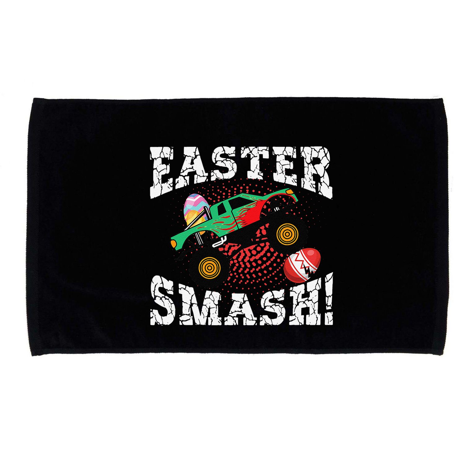 Easter Monster Truck Easter Smash Women Microfiber Hand Towel