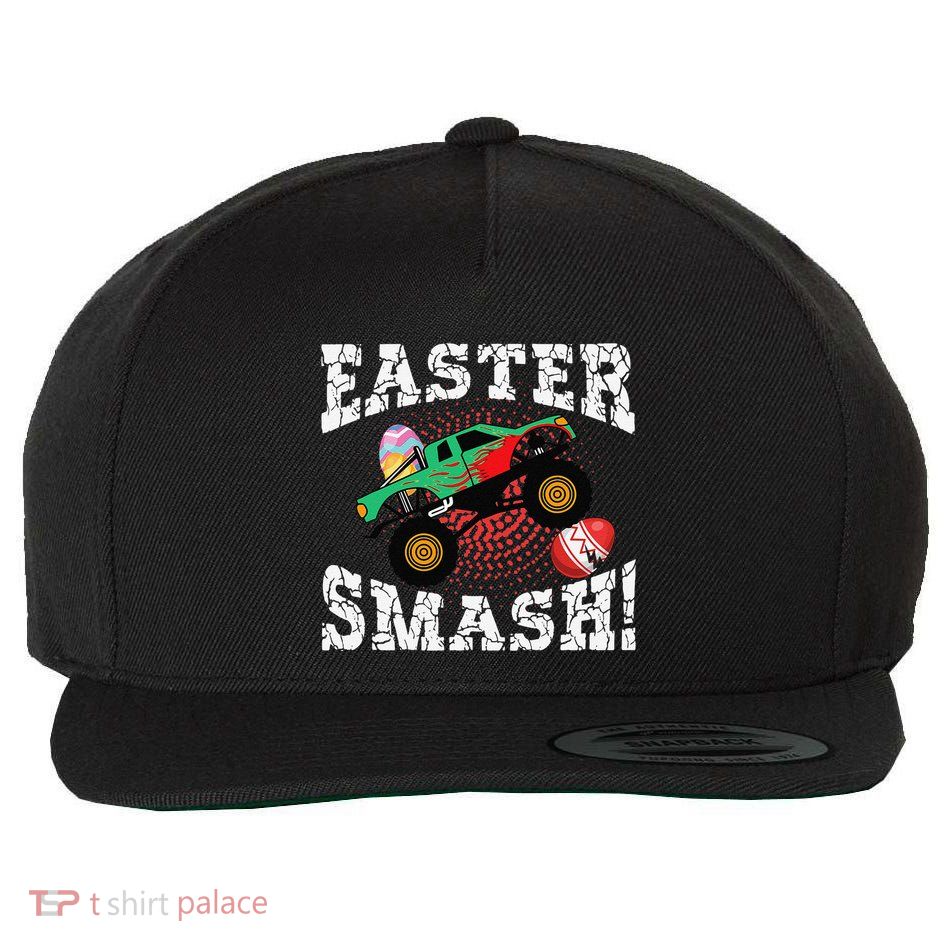 Easter Monster Truck Easter Smash Women Wool Snapback Cap
