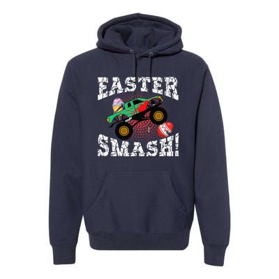 Easter Monster Truck Easter Smash Women Premium Hoodie