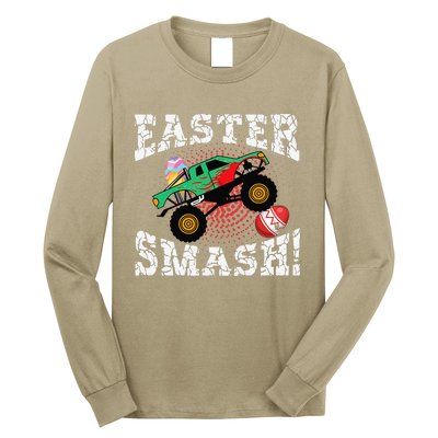 Easter Monster Truck Easter Smash Women Long Sleeve Shirt