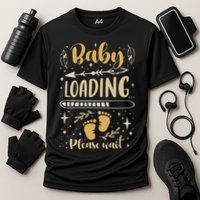 Expecting Mom To Be, Pregnancy Announcement, Baby Loading Cooling Performance Crew T-Shirt