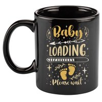 Expecting Mom To Be, Pregnancy Announcement, Baby Loading 11oz C Handle Ceramic Mug