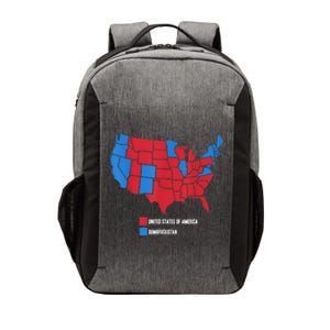 Election Map United States Of America Dumbistan Funny Vector Backpack