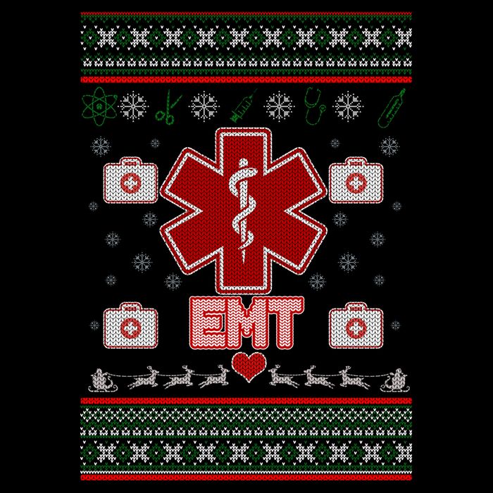 EMT Medic Ugly Christmas Sweater Bag