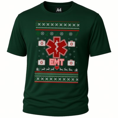 EMT Medic Ugly Christmas Sweater Performance Shirt