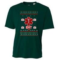 EMT Medic Ugly Christmas Sweater Cooling Performance Crew T-Shirt