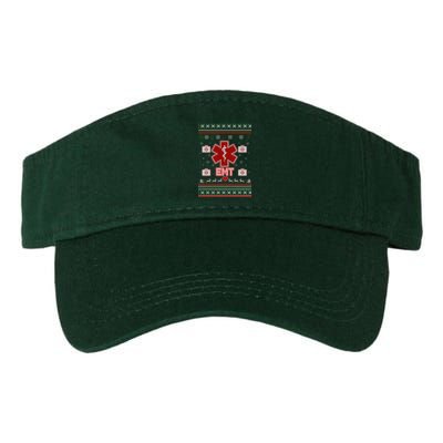 EMT Medic Ugly Christmas Sweater Visor