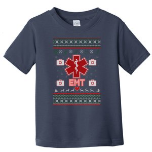 EMT Medic Ugly Christmas Sweater Toddler T-Shirt