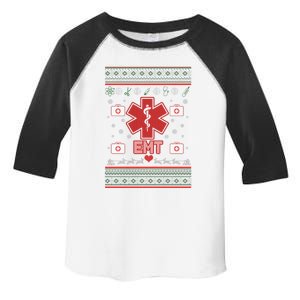 EMT Medic Ugly Christmas Sweater Toddler Fine Jersey T-Shirt