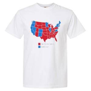 Election Map United States Of America Dumbistan Garment-Dyed Heavyweight T-Shirt