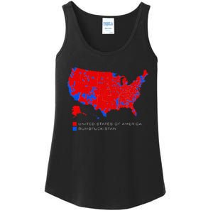 Election Map United States Of America Dumbfuckistan Ladies Essential Tank