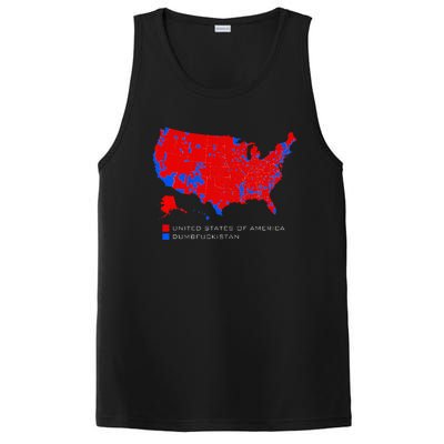 Election Map United States Of America Dumbfuckistan PosiCharge Competitor Tank